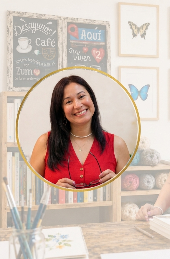 Gheily, creadora de Maiguita19, en su estudio